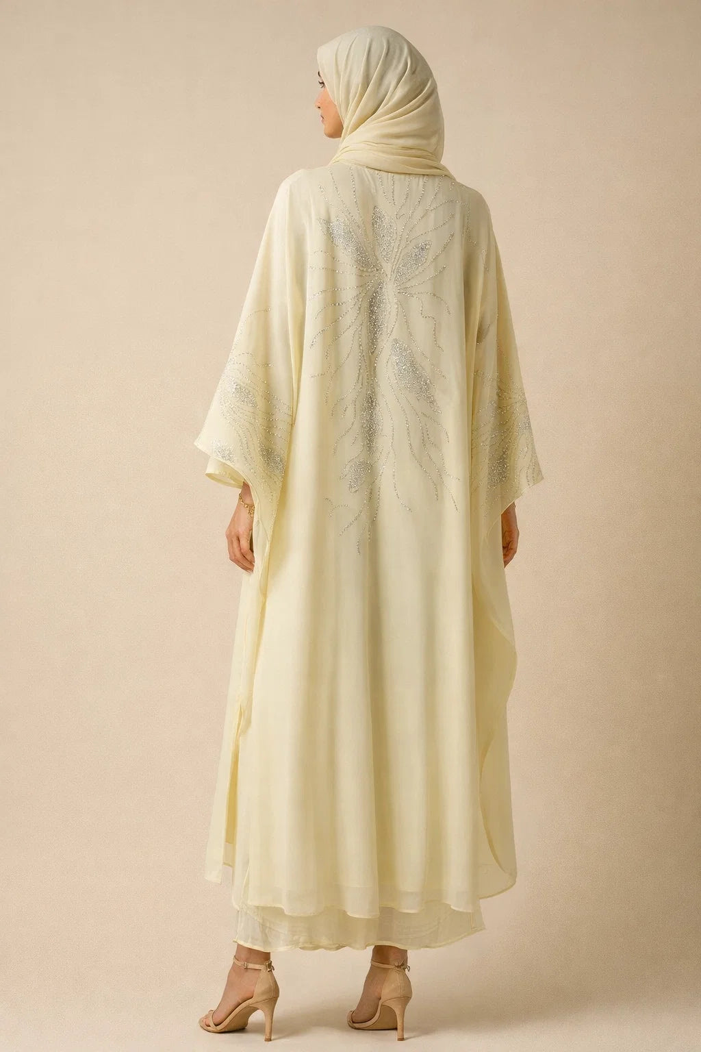 Butter Yellow Elaris Abaya
