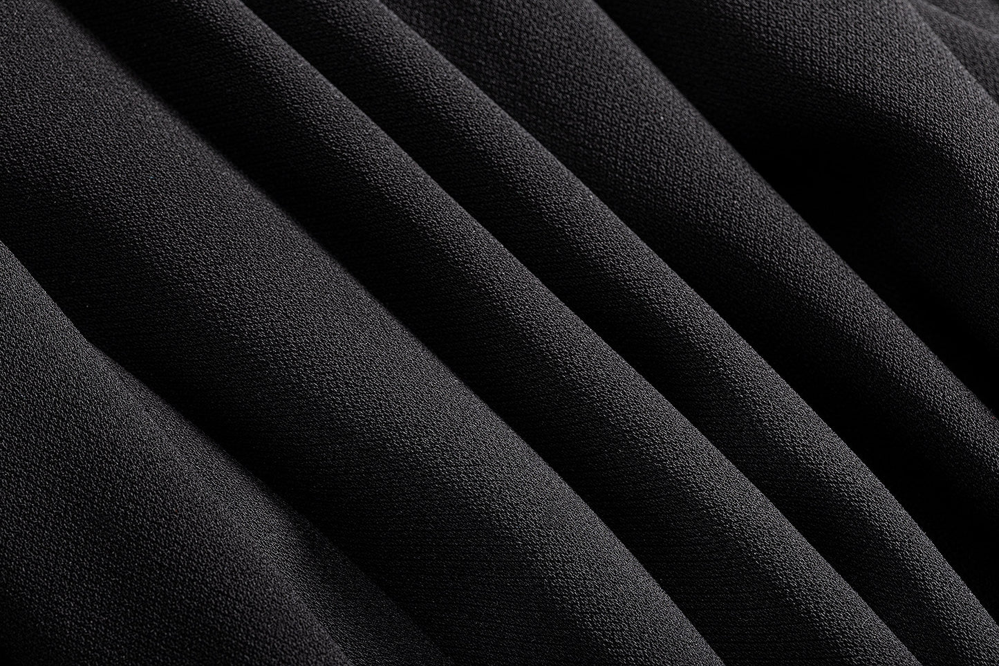 BA4105 Black Pearl Cascade Abaya