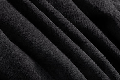 BA4105 Black Pearl Cascade Abaya