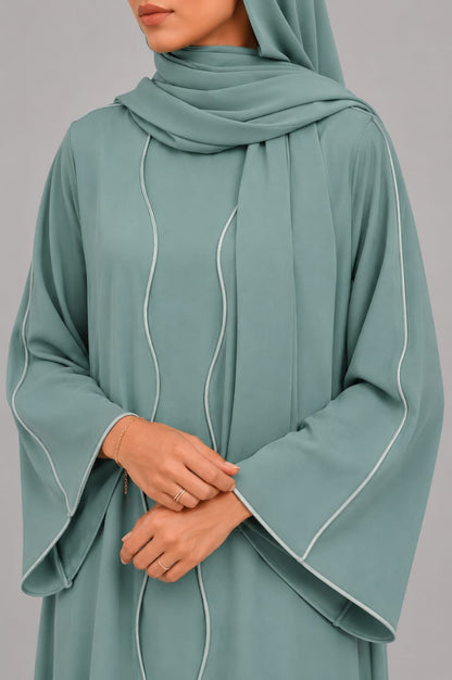 Teal IT Abaya