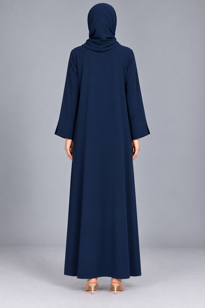 Navy Blue Essential Abaya
