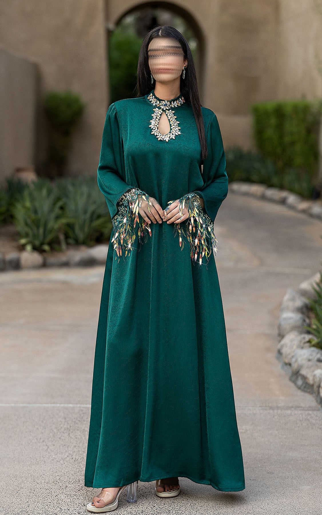 BA3147 Green Virah Dress