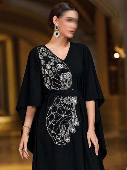 BA4101 Black Monarch Kaftan