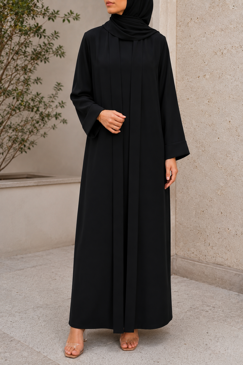 Black Yara Abaya