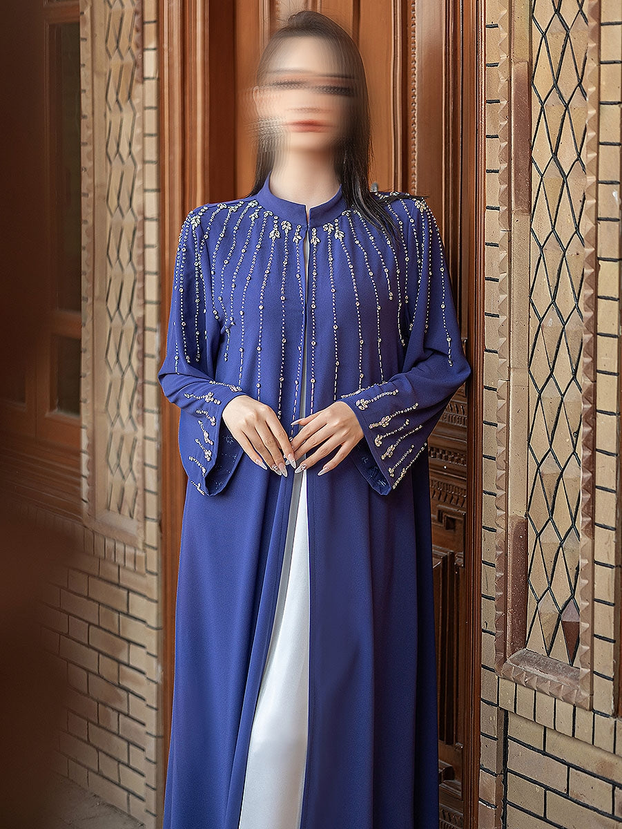 BA5230 Blue Tanzanite Abaya