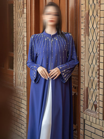 BA5230 Blue Tanzanite Abaya