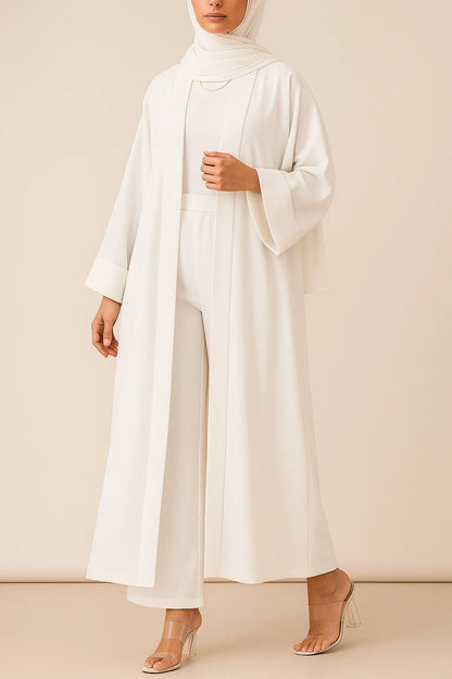 White Yara Abaya