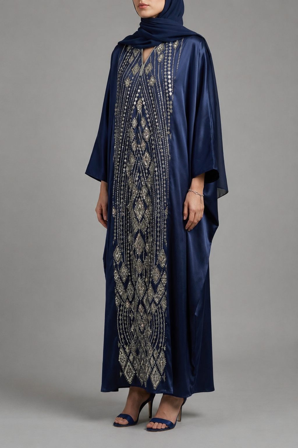 Blue Ameera Abaya