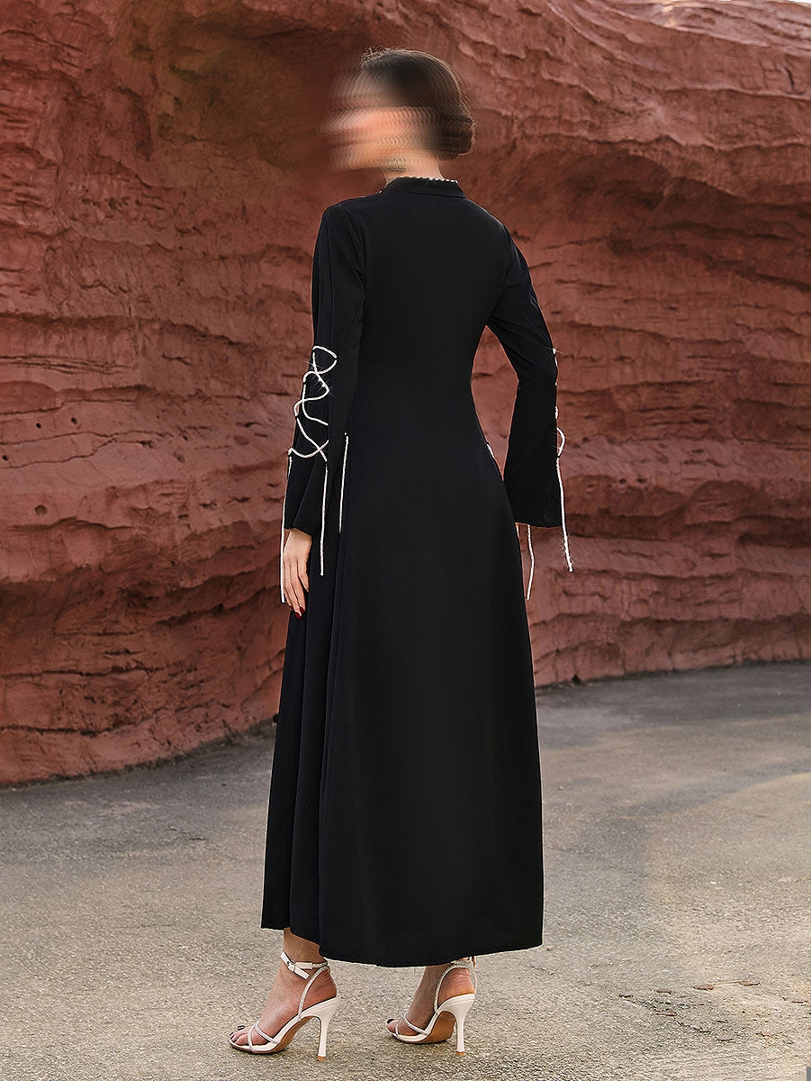 BA4085 Black Hematite Dress
