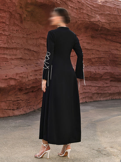 BA4085 Black Hematite Dress
