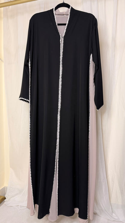 Pink Piceous Abaya