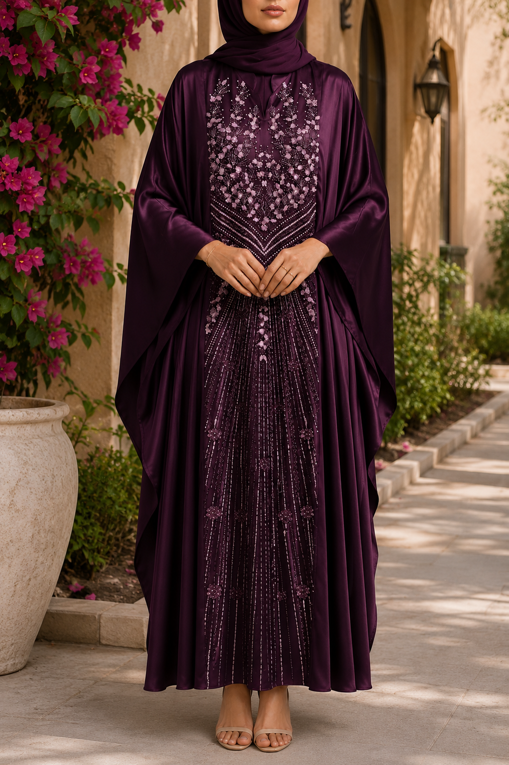 Plum Ameera Abaya 2