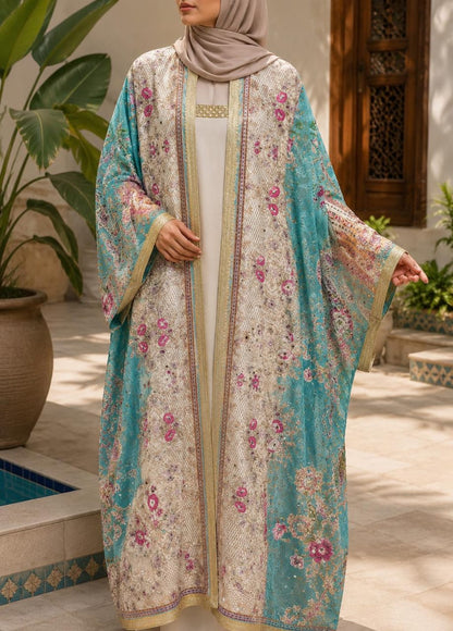 Aqua Zareen Abaya
