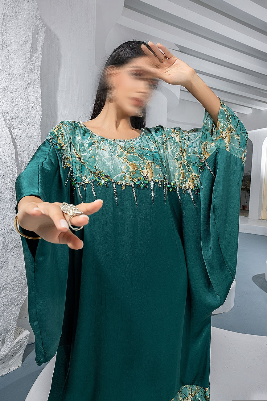BA5254 Green Malachite Kaftan