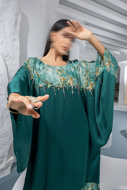 BA5254 Green Malachite Kaftan