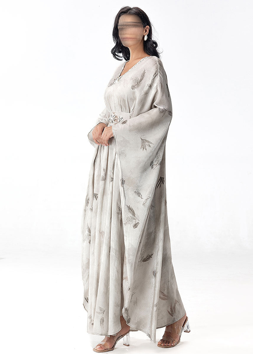 BA5006 Gray Aura Kaftan