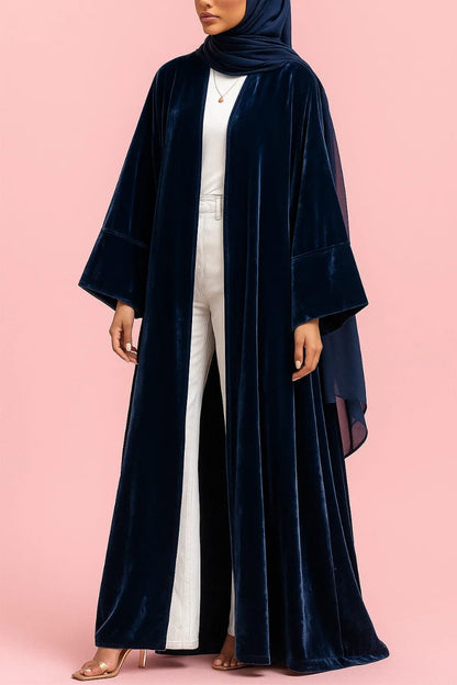 Blue Velvet Reign Abaya