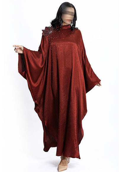 BA5268 Burgundy Ember Kaftan