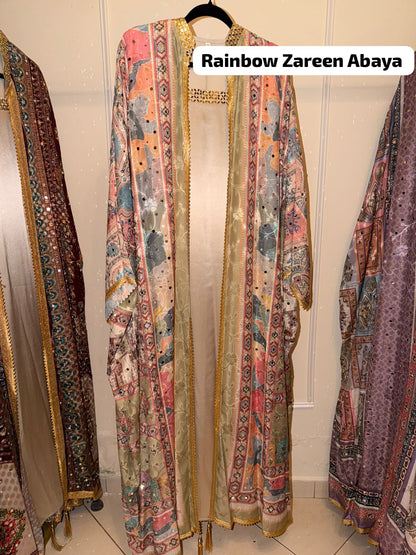 Rainbow Zareen Abaya