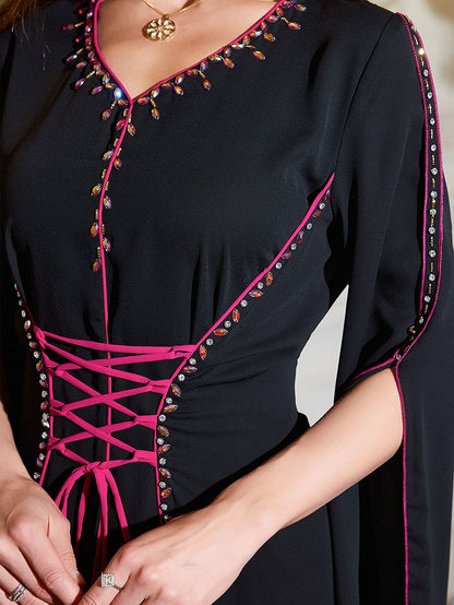 BA4141 Black Vampira Dress
