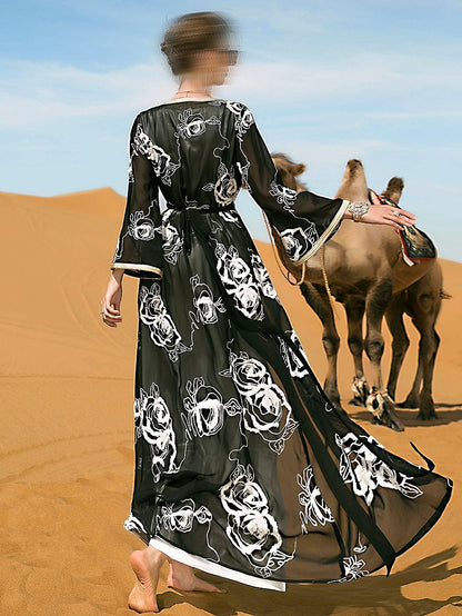 BA7044 Black Empyrean Abaya