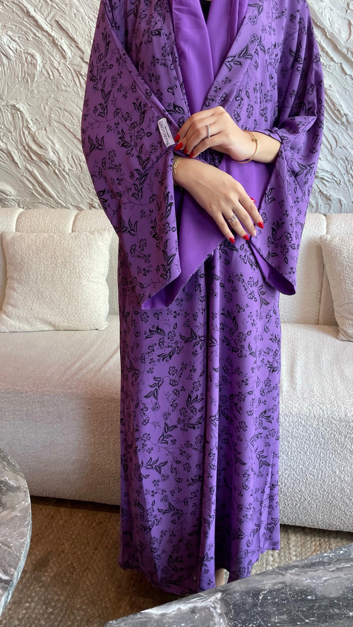 Lavender Kimono & Sheila