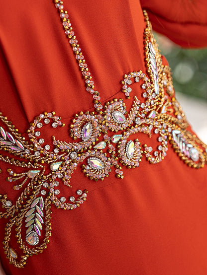BA5181 Orange Carnelian Dress