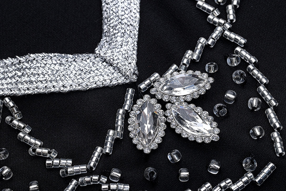 BA4085 Black Hematite Dress