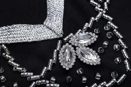 BA4085 Black Hematite Dress