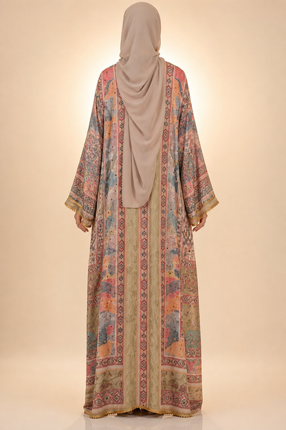 Rainbow Zareen Abaya