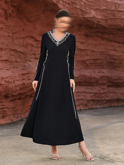 BA4085 Black Hematite Dress