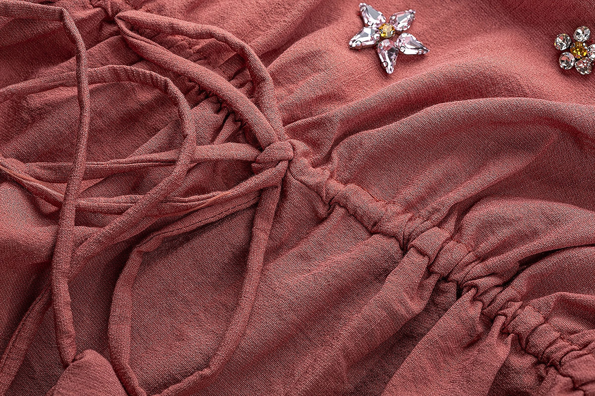 BA6004 Pink Pulchritudinous Dress