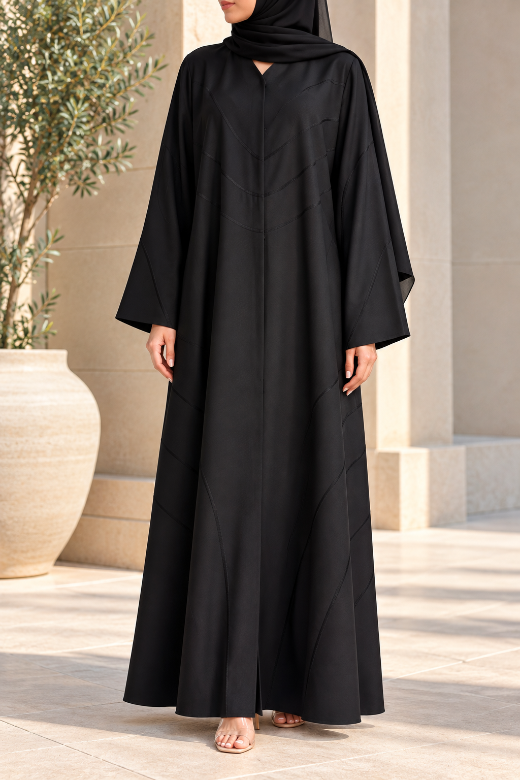 Black Arcade Abaya