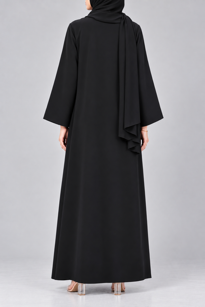 Black Barrette Abaya E13S