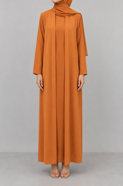 Orange Mira Abaya
