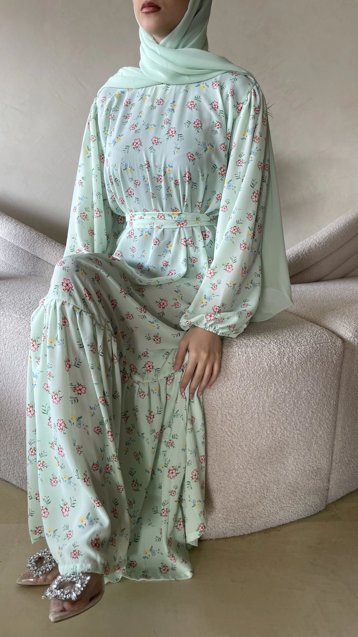 Minty Long Dress
