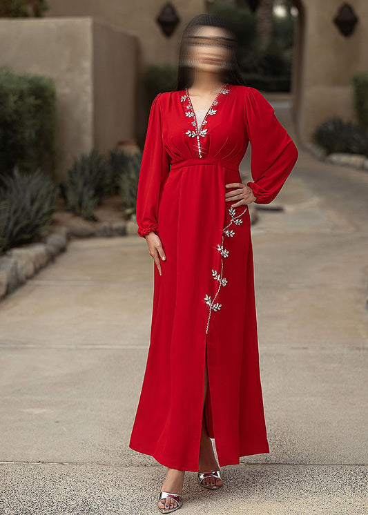 BA5175 Red Rubellite Dress