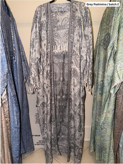 Grey Pashmina Abaya batch 2