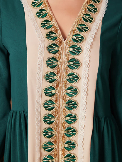 BA4090 Green Reyna Jalabiya