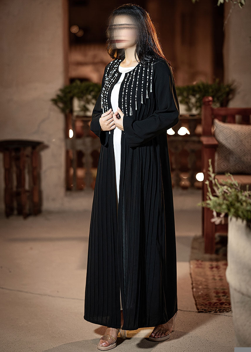 BA4083 Black Starlight Abaya