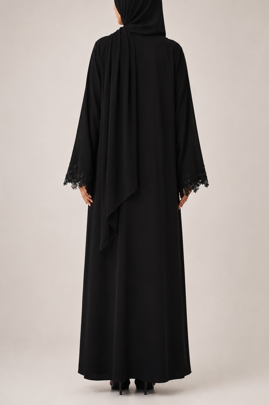 Al-Layl lace abaya S19M