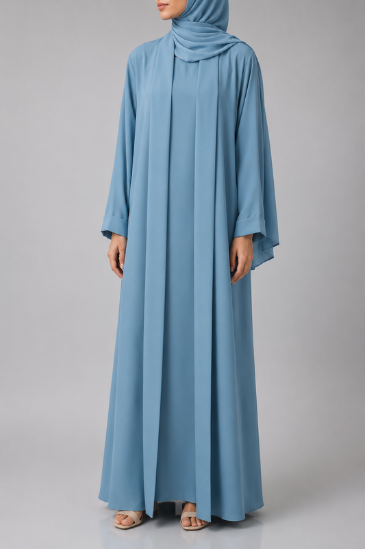 Ice Blue Yara Abaya