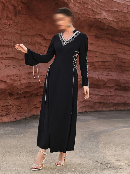 BA4085 Black Hematite Dress