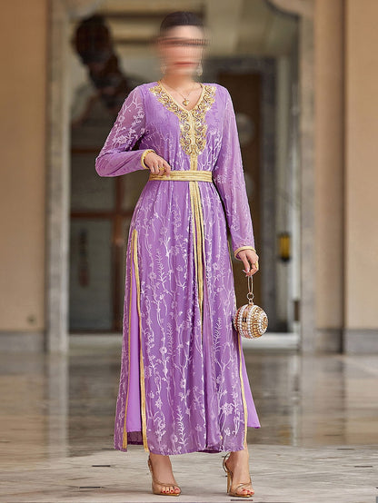 BA4031 Purple Lilac Jalabiya