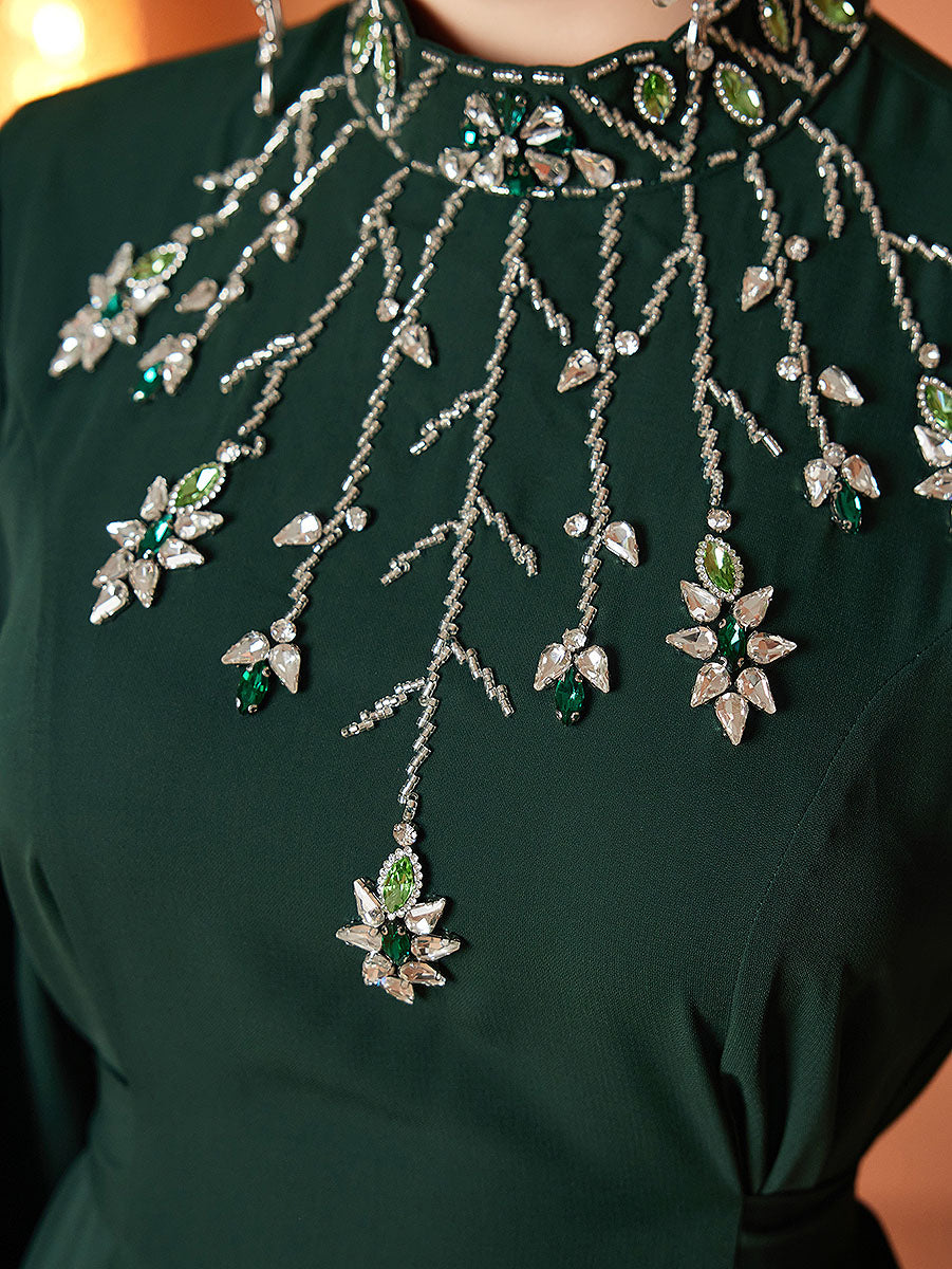 BA4035 Green Nephrite Dress