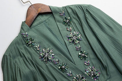 BA5030 Green Olivine Dress
