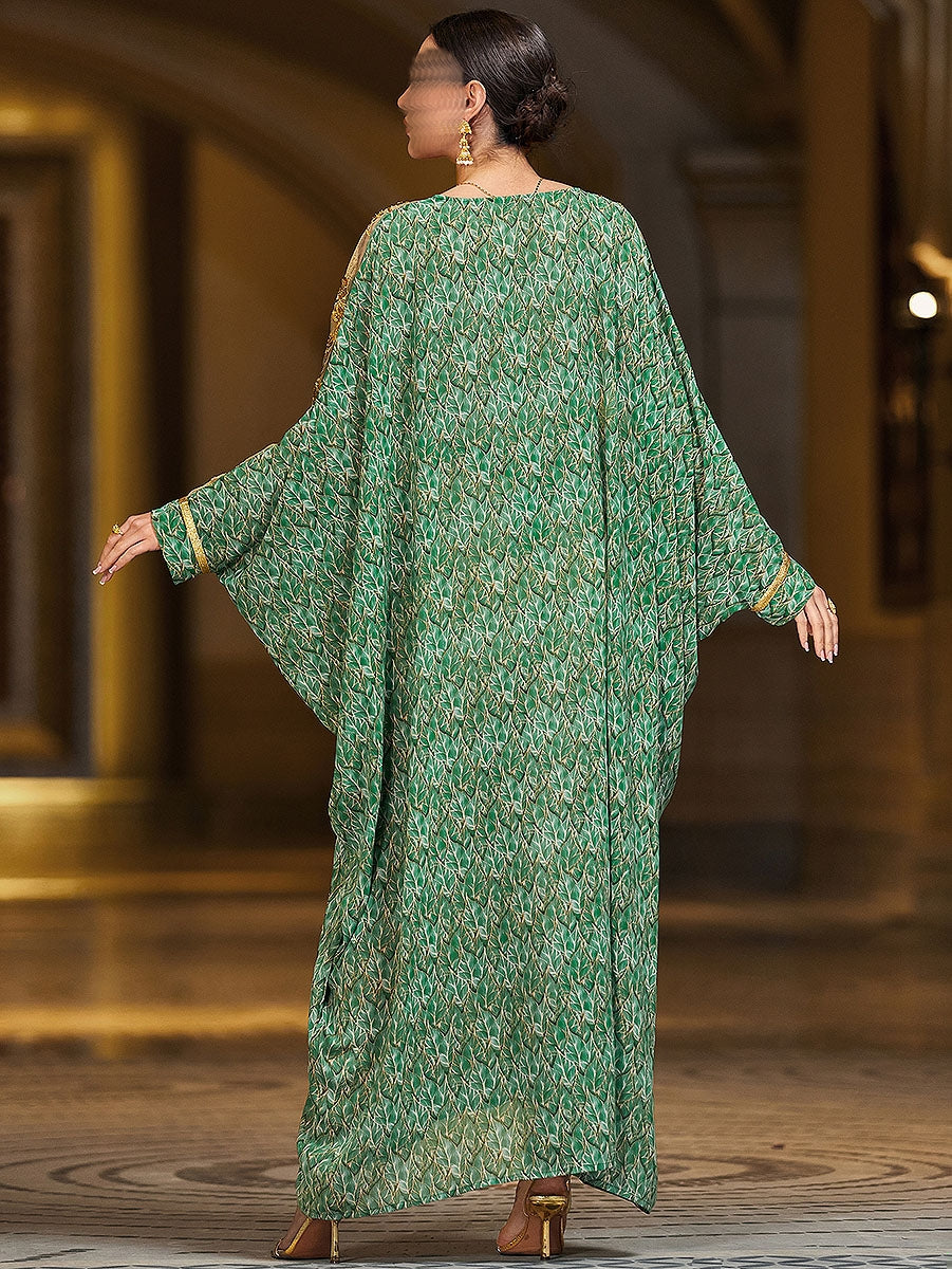 BA4134 Green Verdante Kaftan