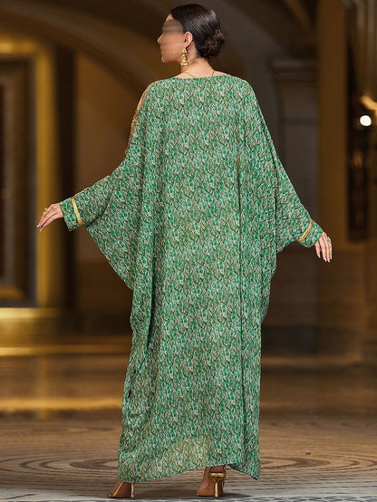BA4134 Green Verdante Kaftan