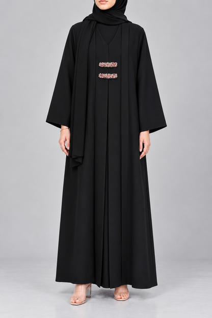 Black Barrette Abaya E13S