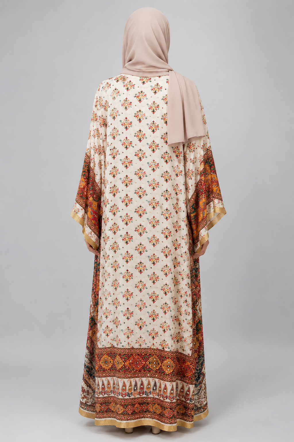 White Zareen Abaya